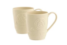 Belleek Living Celtic Mugs Set of 2